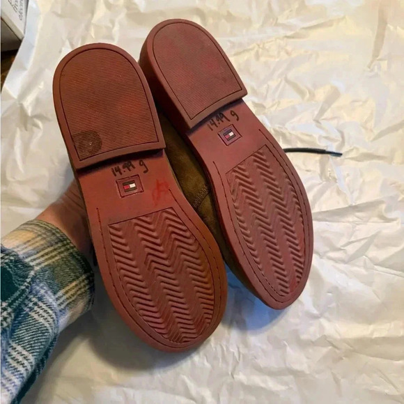 Tommy Hilfiger Boots Youth 5 boys  Anthony Oliver Two Eye Chukka Brown Fabric - Picture 6 of 8